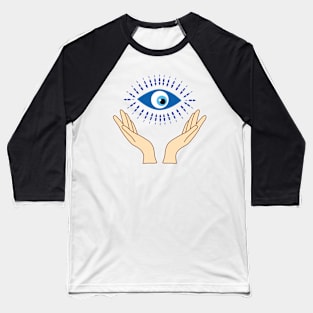 Eye in Hand: Visionary Design Baseball T-Shirt